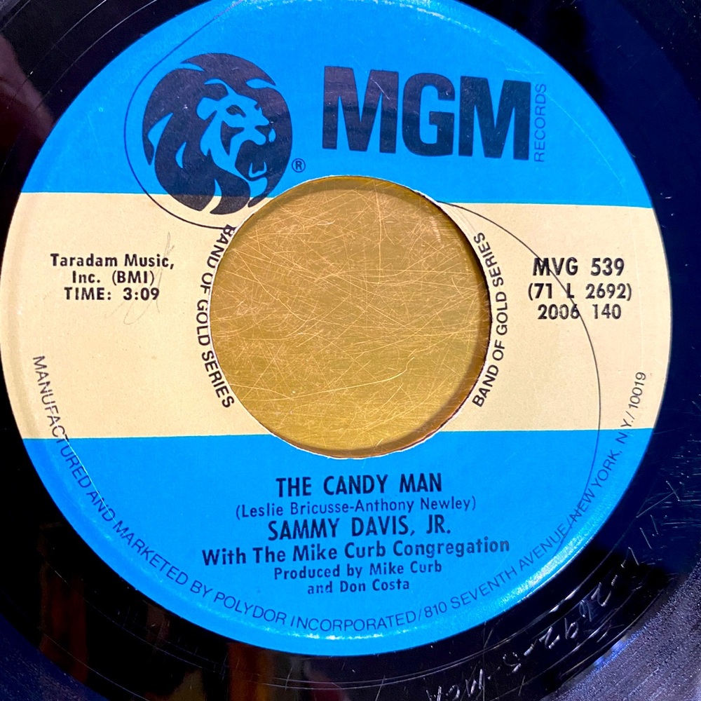MGM Vintage 1972 Vinyl Record - The Candy Man Sammy Davis Jr & The Peopl…